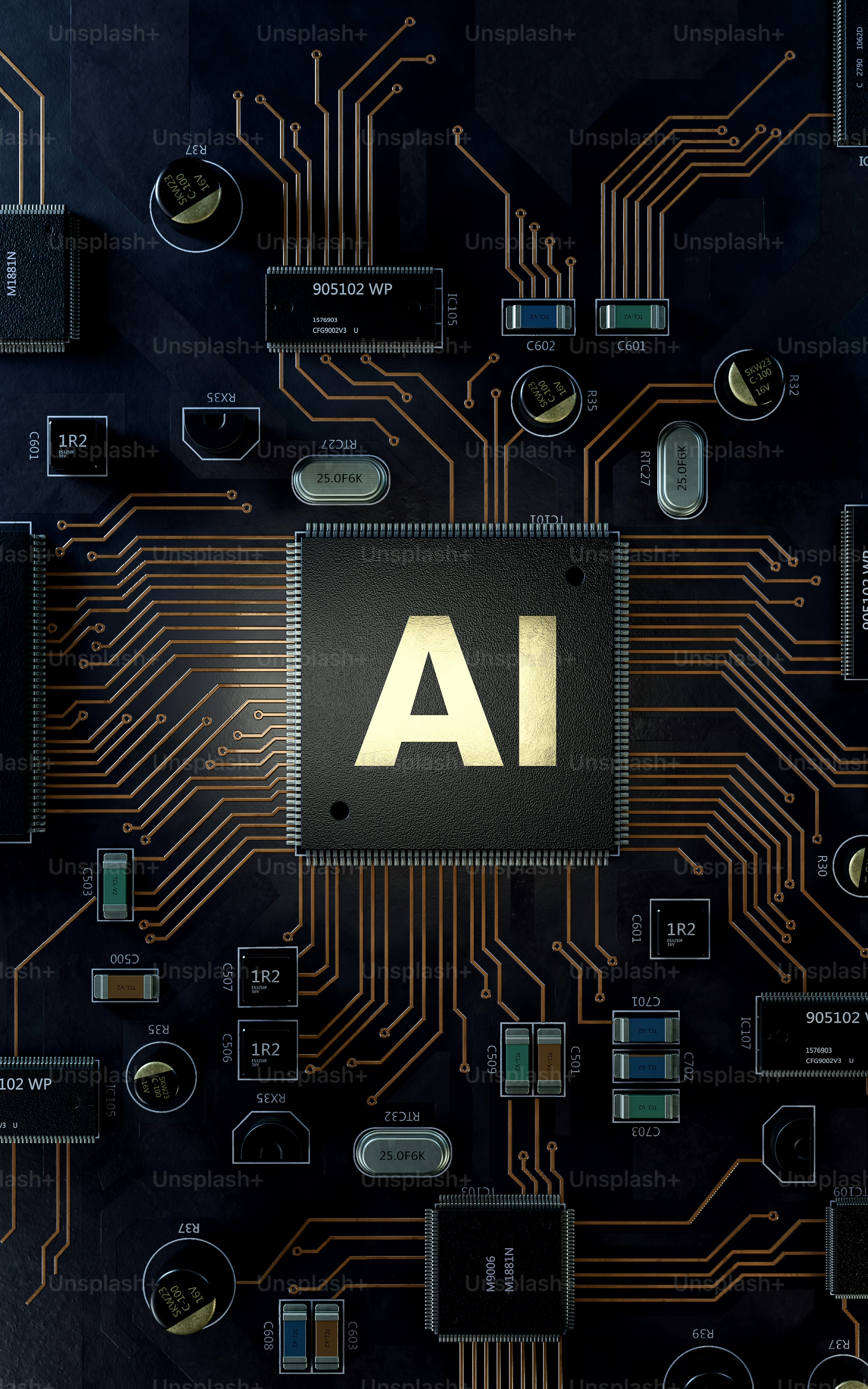 AI, Artificial Intelligence concept,3d rendering,conceptual image